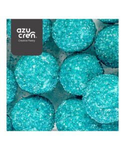 Azucren Baby Turquoise Glitter Parels 60 gram
