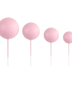 Cake Bubbles Licht Roze Glans set 20