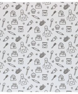 Simply making bento box liner baking fun 25x25 cm pk/50 bij cake, bake & love 10