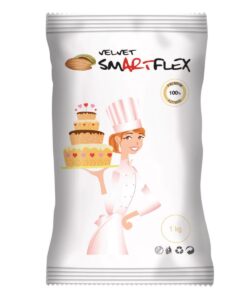 SmartFlex Sugar Paste White Velvet AMANDEL SMAAK 1 KILO