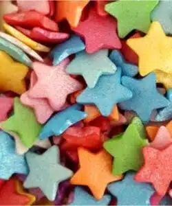 Sprinkley Sprinkles - Large Colourfull Stars 80 gram