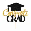 Caketopper congrats grad zwart - goud bij cake, bake & love 4 Caketopper congrats grad zwart - goud bij cake, bake & love 3