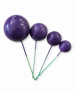 Cake Bubbles Paars set 4