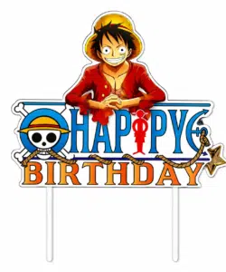 One Piece Caketopper Happy Birthday
