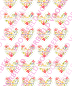 Eetbare Cupcakeprint Happy mother's day 1 - 24 cupcake rondjes