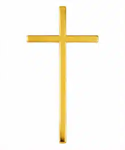 Taarttopper gouden kruis