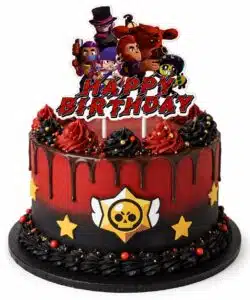 Caketopper brawl stars happy birthday versie 2 bij cake, bake & love 7