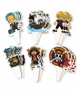 One Piece Cupcake Prikkers pk/24