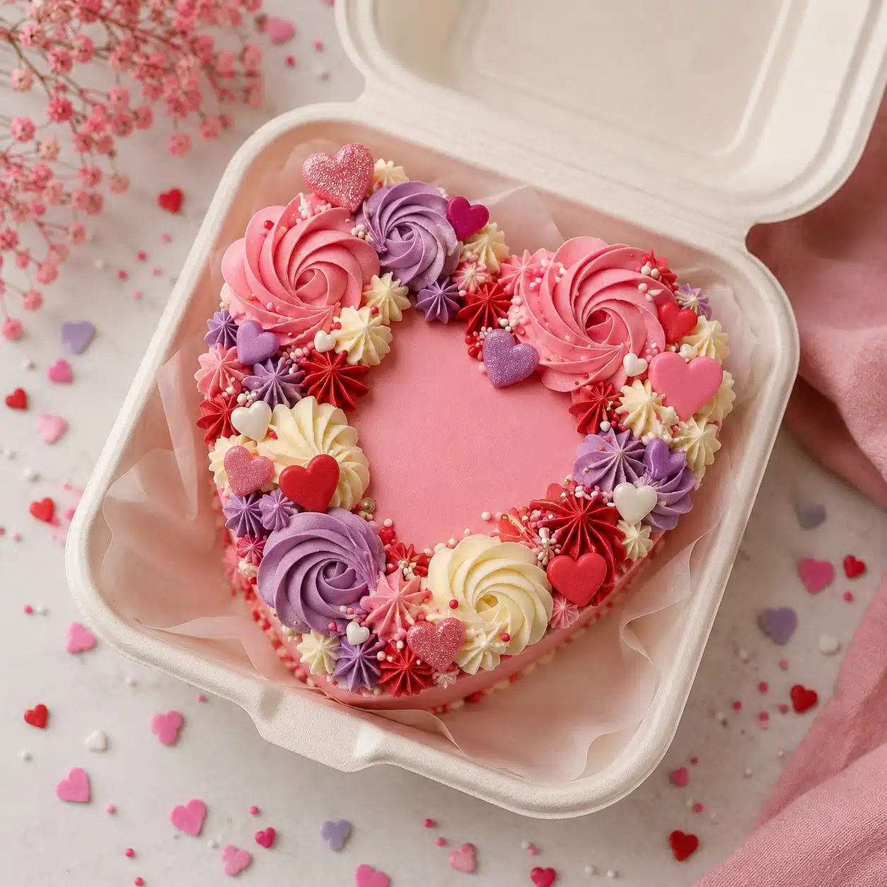 Tiener les bento hart taartje - zaterdag 1 augustus 14:00 bij cake, bake & love 5 Tiener les bento hart taartje - zaterdag 1 augustus 14:00
