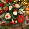 Workshop botercrème bloemen op cupcakes kerst thema - donderdag 10 december 19:00 bij cake, bake & love 1