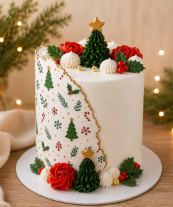 Workshop Wrapped Cake Kerst Thema - donderdag 17 december 19:00