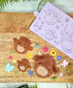 Karen Davies Siliconen Mal – Highland Cow