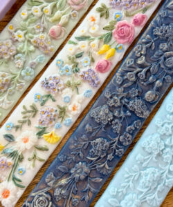 Alternative view of Karen Davies Siliconen Mal – Floral Border