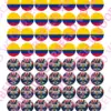 Eetbare sweets print wk colombia - 70 rondjes van 2,5 cm bij cake, bake & love 4 Eetbare sweets print wk colombia - 70 rondjes van 2,5 cm bij cake, bake & love 3