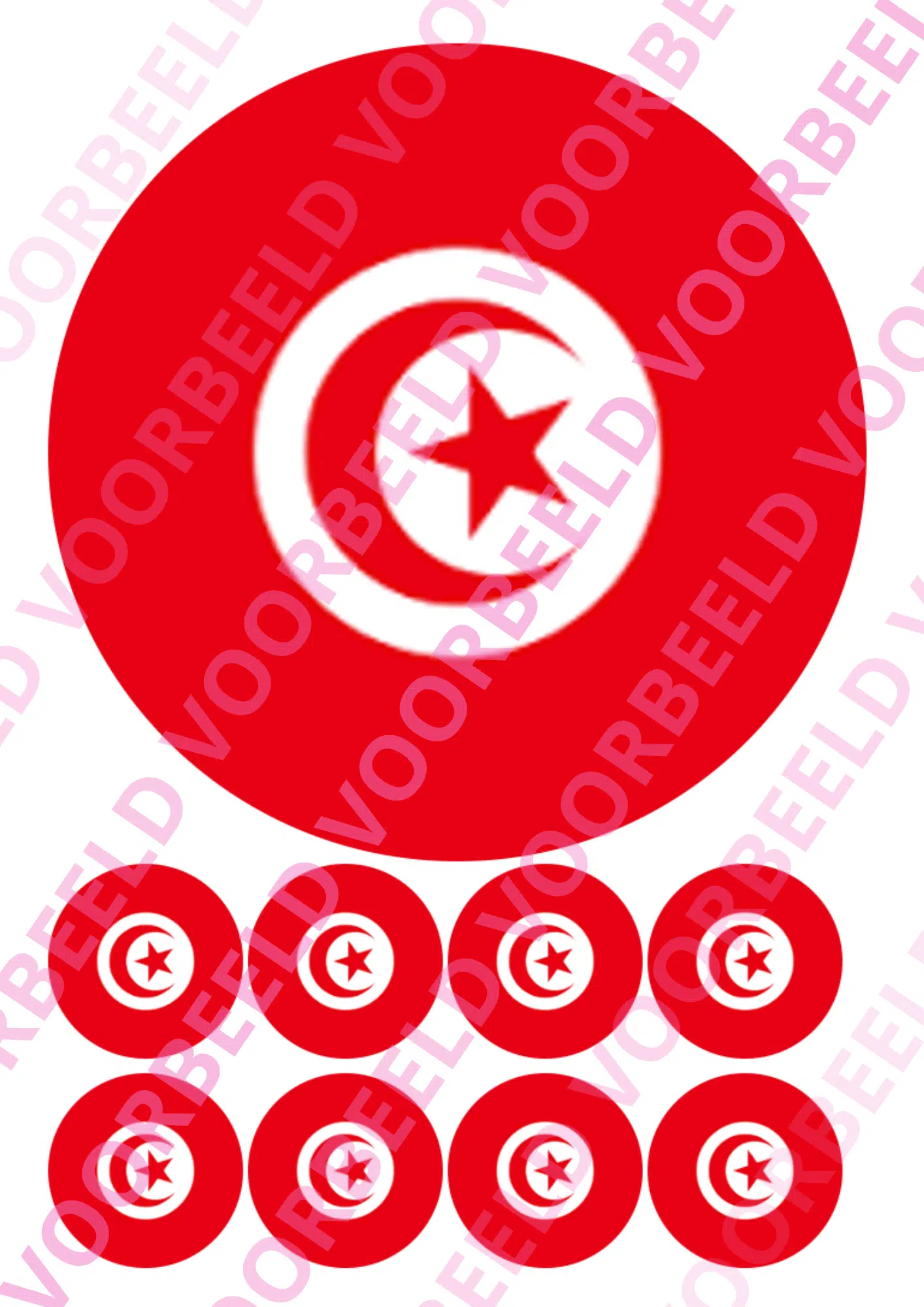 Eetbare taartprint wk tunesië – 18 cm rond + 8 cupcake rondjes bij cake, bake & love 5 Eetbare taartprint wk tunesië – 18 cm rond + 8 cupcake rondjes