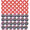 Eetbare sweets print wk zwitserland - 70 rondjes van 2,5 cm bij cake, bake & love 2 Eetbare sweets print wk zwitserland - 70 rondjes van 2,5 cm bij cake, bake & love 1