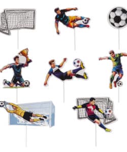Alternative view of Dekora Voetbal Cupcake Prikkers pk/16