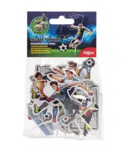 Dekora Voetbal Cupcake Prikkers pk/16