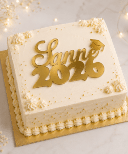 Gepersonaliseerde taarttopper 2026 met naam - afbeelding 4