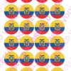 Eetbare cupcakeprint wk ecuador – 24 cupcake rondjes bij cake, bake & love 2 Eetbare cupcakeprint wk ecuador – 24 cupcake rondjes bij cake, bake & love 1