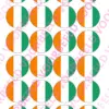 Eetbare cupcakeprint wk ivoorkust – 24 cupcake rondjes bij cake, bake & love 2 Eetbare cupcakeprint wk ivoorkust – 24 cupcake rondjes bij cake, bake & love 1