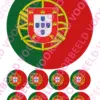 Eetbare taartprint wk portugal – 18 cm rond + 8 cupcake rondjes bij cake, bake & love 2 Eetbare taartprint wk portugal – 18 cm rond + 8 cupcake rondjes bij cake, bake & love 1
