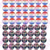 Eetbare sweets print wk paraguay - 70 rondjes van 2,5 cm bij cake, bake & love 2 Eetbare sweets print wk paraguay - 70 rondjes van 2,5 cm bij cake, bake & love 1