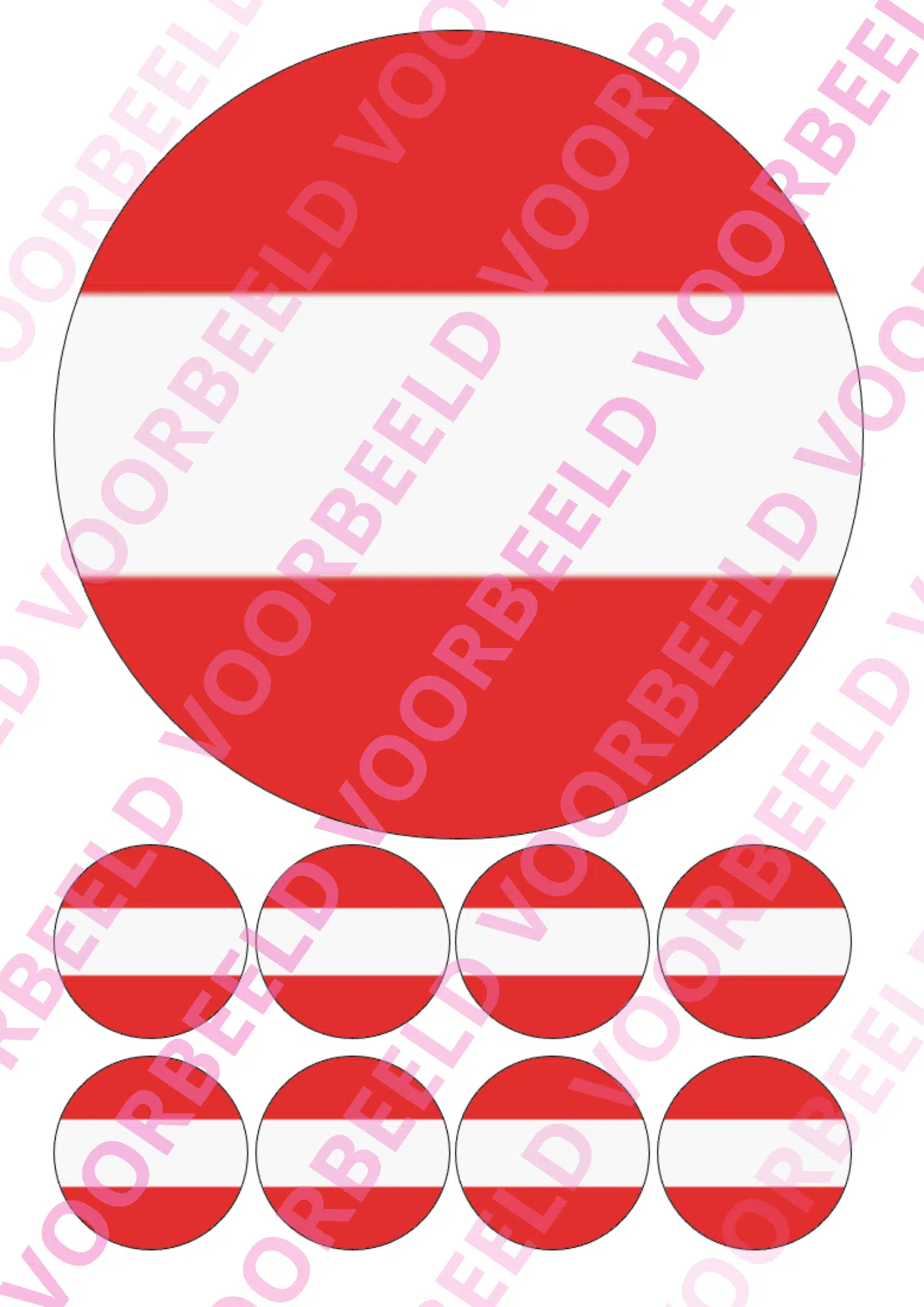 Eetbare taartprint wk oostenrijk – 18 cm rond + 8 cupcake rondjes bij cake, bake & love 5 Eetbare taartprint wk oostenrijk – 18 cm rond + 8 cupcake rondjes