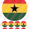 Eetbare taartprint wk ghana – 18 cm rond + 8 cupcake rondjes bij cake, bake & love 2 Eetbare taartprint wk ghana – 18 cm rond + 8 cupcake rondjes bij cake, bake & love 1