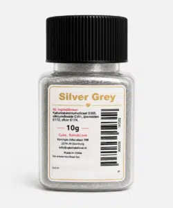 Sprinkley dust - silver grey 10 gram bij cake, bake & love 8