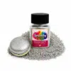 Sprinkley dust - silver grey 10 gram bij cake, bake & love 2 Sprinkley dust - silver grey 10 gram bij cake, bake & love 1