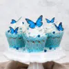 Wafer paper butterflies blue pk/29 bij cake, bake & love 2 Wafer paper butterflies blue pk/29 bij cake, bake & love 1