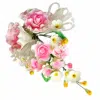 Gumpaste boeket rozen roze 18 cm bij cake, bake & love 2 Gumpaste boeket rozen roze 18 cm bij cake, bake & love 1