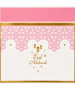 Gebaksdoos eid mubarak roze (30x20x8cm) bij cake, bake & love 6 Gebaksdoos eid mubarak roze (30x20x8cm) bij cake, bake & love 5