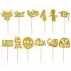 Geslaagd gouden cupcake prikkers pk/12 bij cake, bake & love 2 Geslaagd gouden cupcake prikkers pk/12 bij cake, bake & love 1