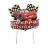 Cars lightning mcqueen happy birthday caketopper bij cake, bake & love 2 Cars lightning mcqueen happy birthday caketopper bij cake, bake & love 1