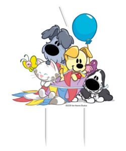 Nieuw binnen bij cake, bake & love 21 Kaarsje woezel & pip 15 cm