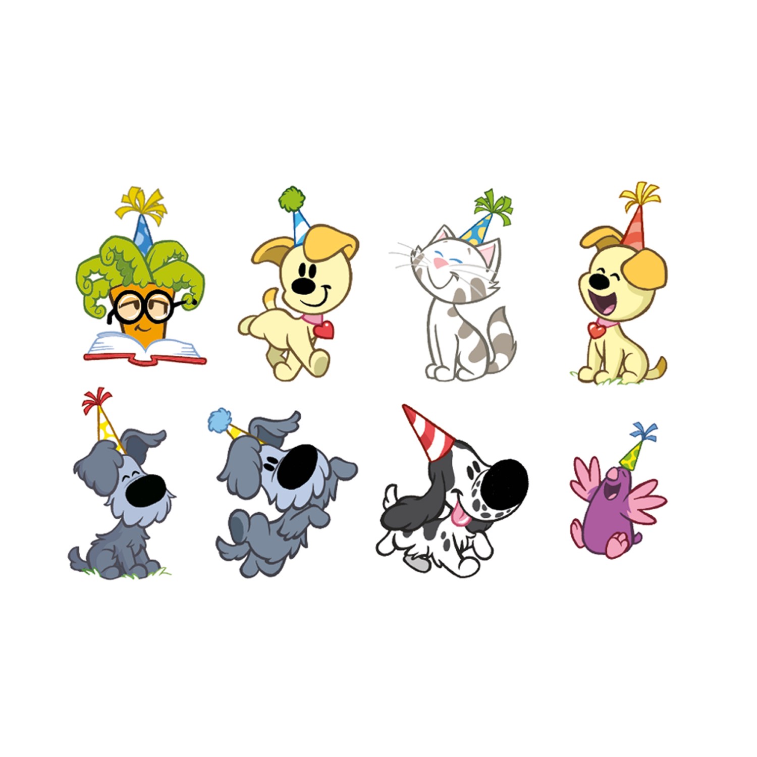 Uitdeelzakjes woezel & pip met stickers pk/8 bij cake, bake & love 7 Uitdeelzakjes woezel & pip met stickers pk/8 - afbeelding 3