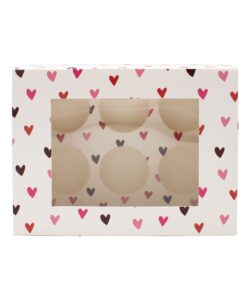 Simply making cupcake doos lovestruck hearts 6 pk/2 bij cake, bake & love 12 Simply making cupcake doos lovestruck hearts 6 pk/2 bij cake, bake & love 11