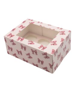Simply making cupcake doos pink ribbons 6 pk/2 bij cake, bake & love 9 Simply making cupcake doos pink ribbons 6 pk/2 bij cake, bake & love 8