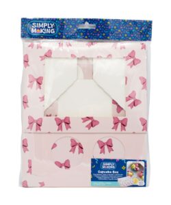 Simply Making Cupcake Doos Pink Ribbons 6 pk/2