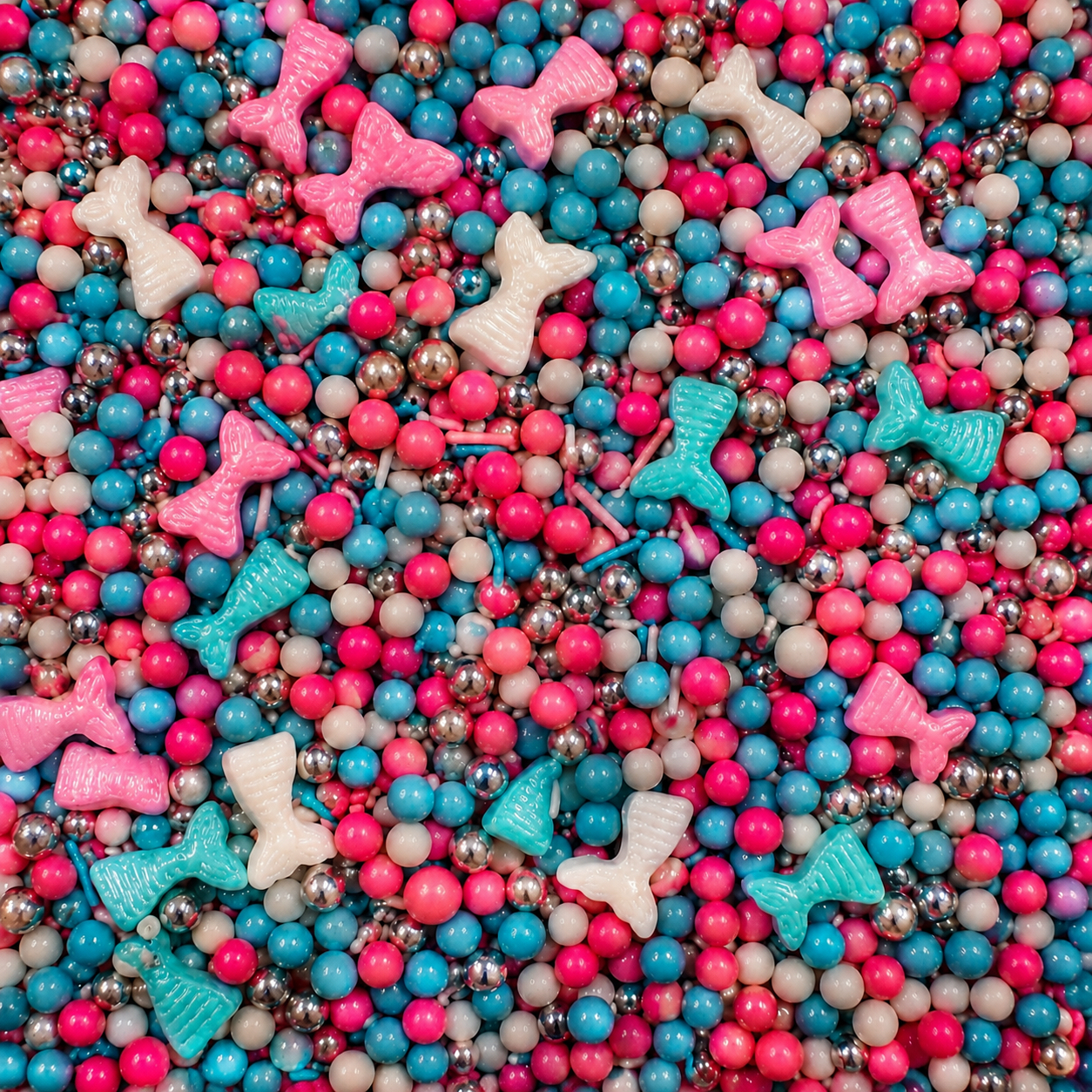 Sprinkley sprinkles - zeemeerminnen mix - 80 gram bij cake, bake & love 5 Sprinkley sprinkles - zeemeerminnen mix - 80 gram