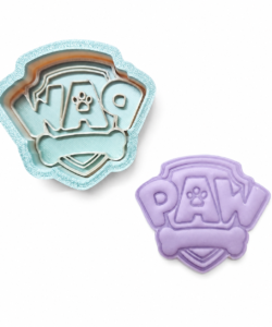 Sprinkley cookie cutters - paw patrol schild met impressie bij cake, bake & love 9 Sprinkley cookie cutters - paw patrol schild met impressie bij cake, bake & love 8