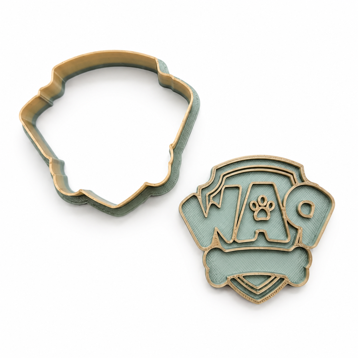 Sprinkley cookie cutters - paw patrol schild met impressie bij cake, bake & love 7 Sprinkley cookie cutters - paw patrol schild met impressie - afbeelding 3