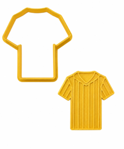 Sprinkley cookie cutters - voetbal shirt uitsteker met impressie - afbeelding 2
