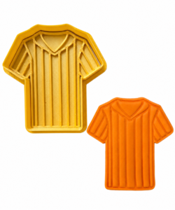 Sprinkley cookie cutters - voetbal shirt uitsteker met impressie - afbeelding 3