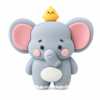 Plasctic poppetjes olifant met eendje bij cake, bake & love 4 Plasctic poppetjes olifant met eendje bij cake, bake & love 3