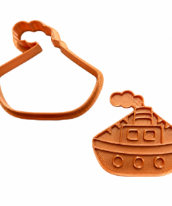 Sprinkley cookie cutters - sinterklaas stoomboot uitsteker met impressie - afbeelding 3