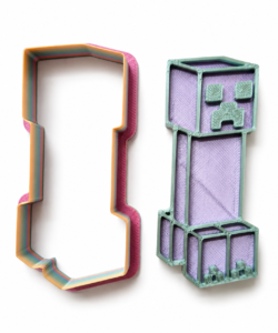 Alternative view of Sprinkley Cookie Cutters - Minecraft Creeper Uitsteker met Impressie
