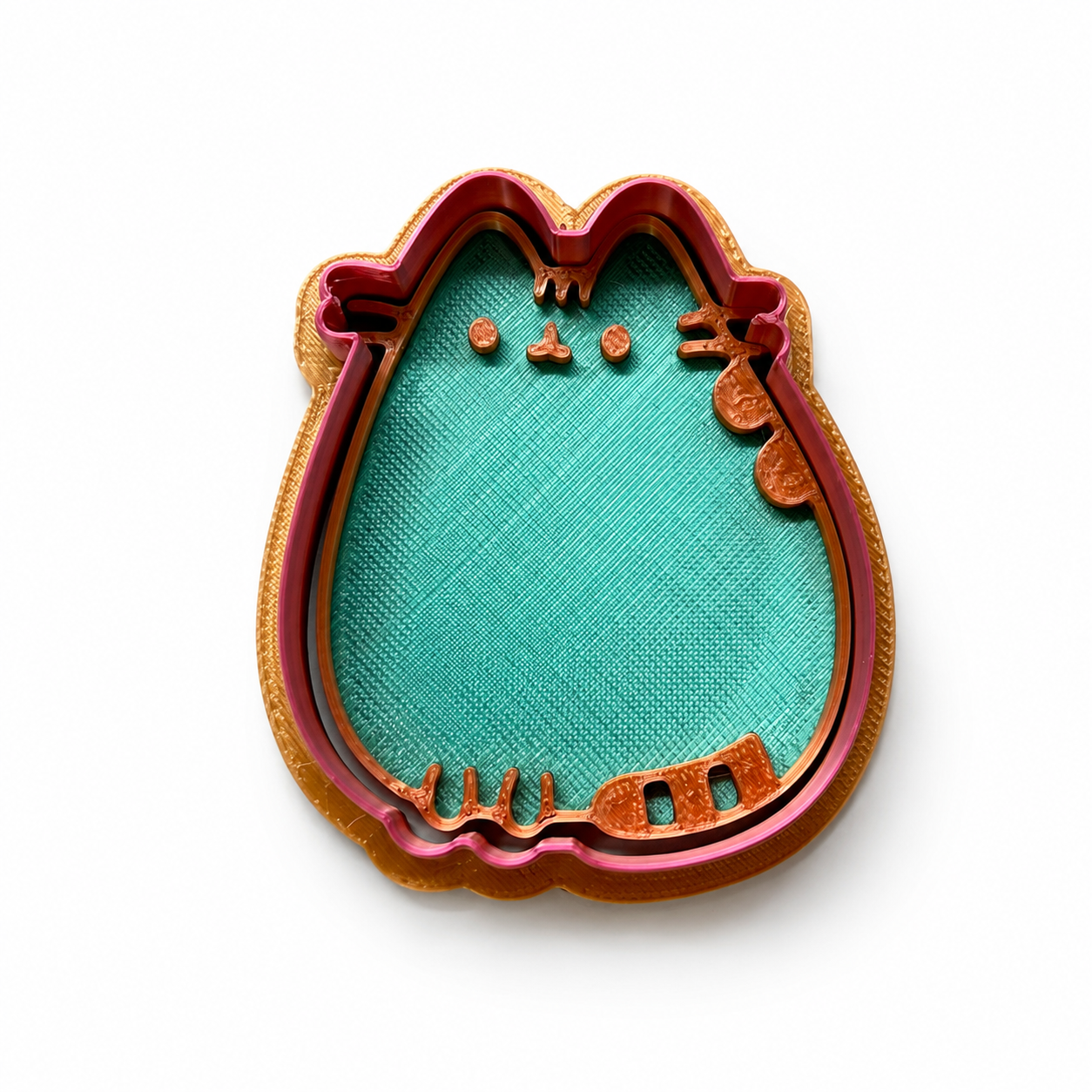 Sprinkley cookie cutters - pusheen uitsteker met impressie bij cake, bake & love 5 Sprinkley cookie cutters - pusheen uitsteker met impressie